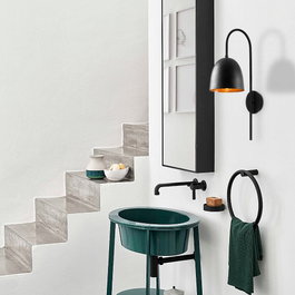 Opviq Lámpara de pared Tattoo - 3320 Negro